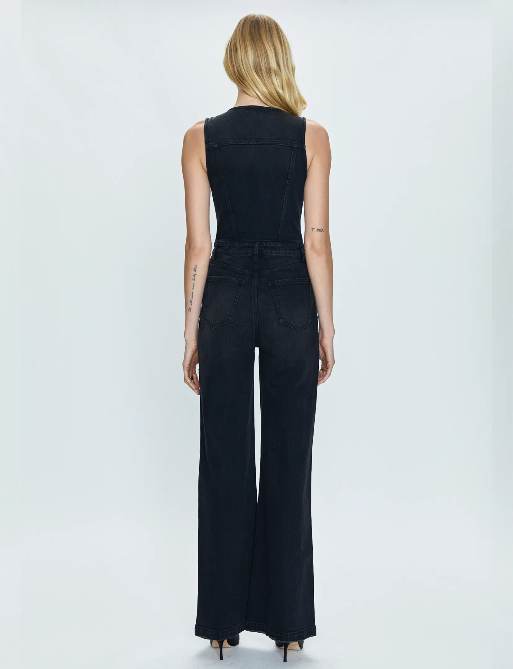 Aria Fitted Vest Jumpsuit, Mulholland