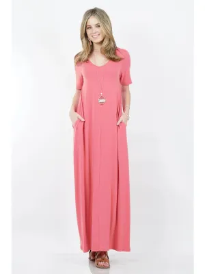 Aries V-Neck Maxi Dress