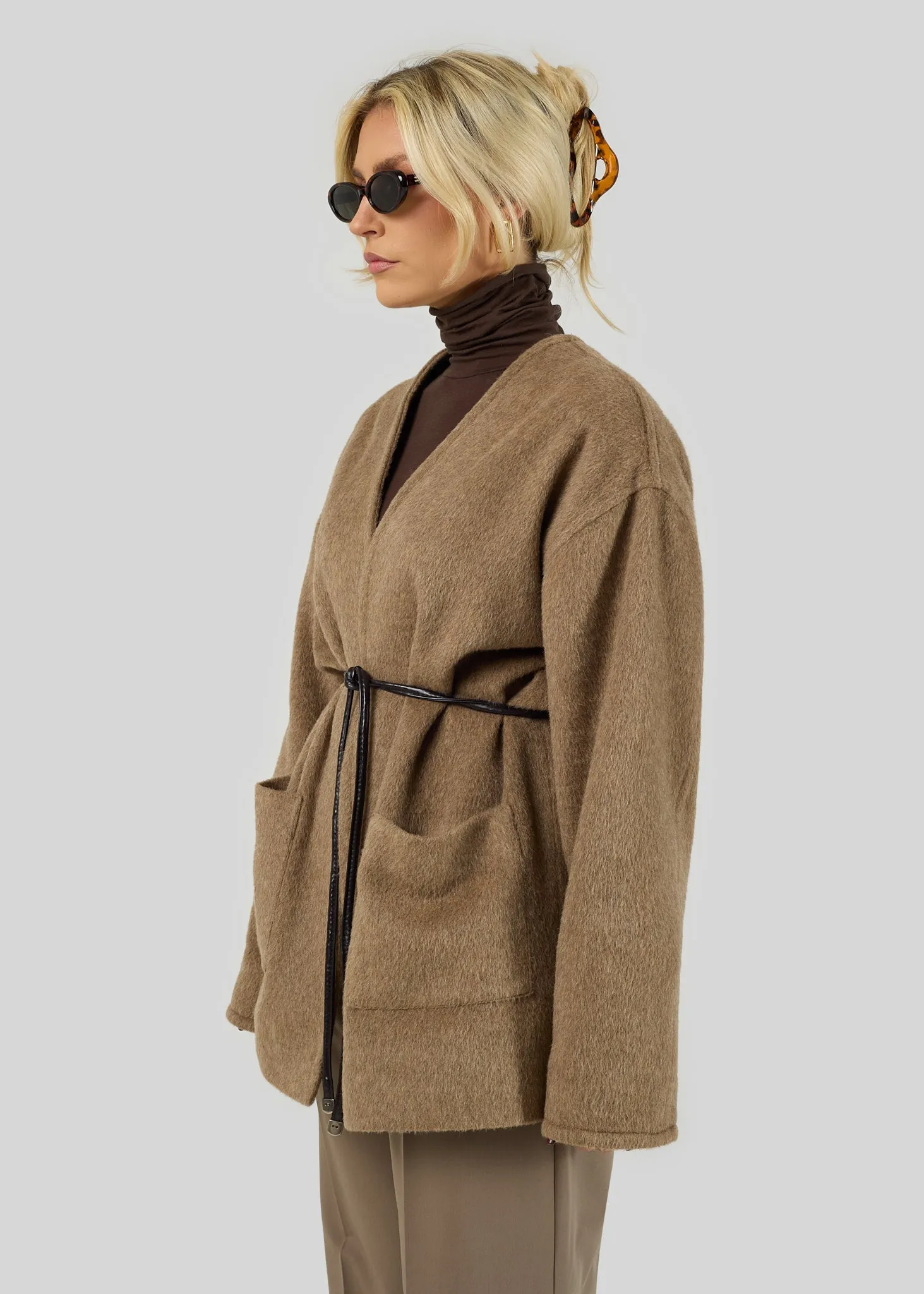 Astoria Wool Coat Brown