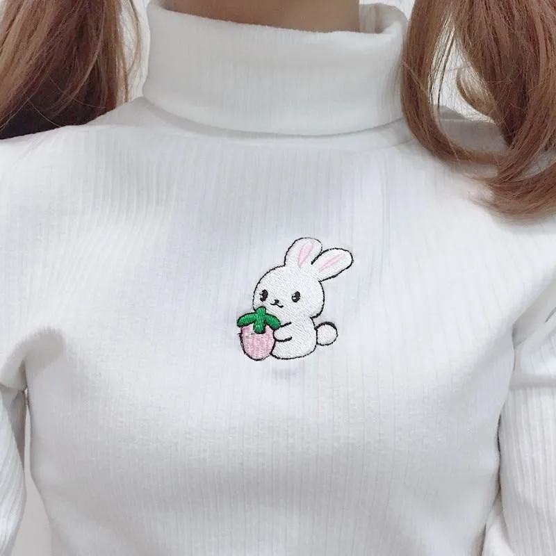 Baby Bun Turtleneck