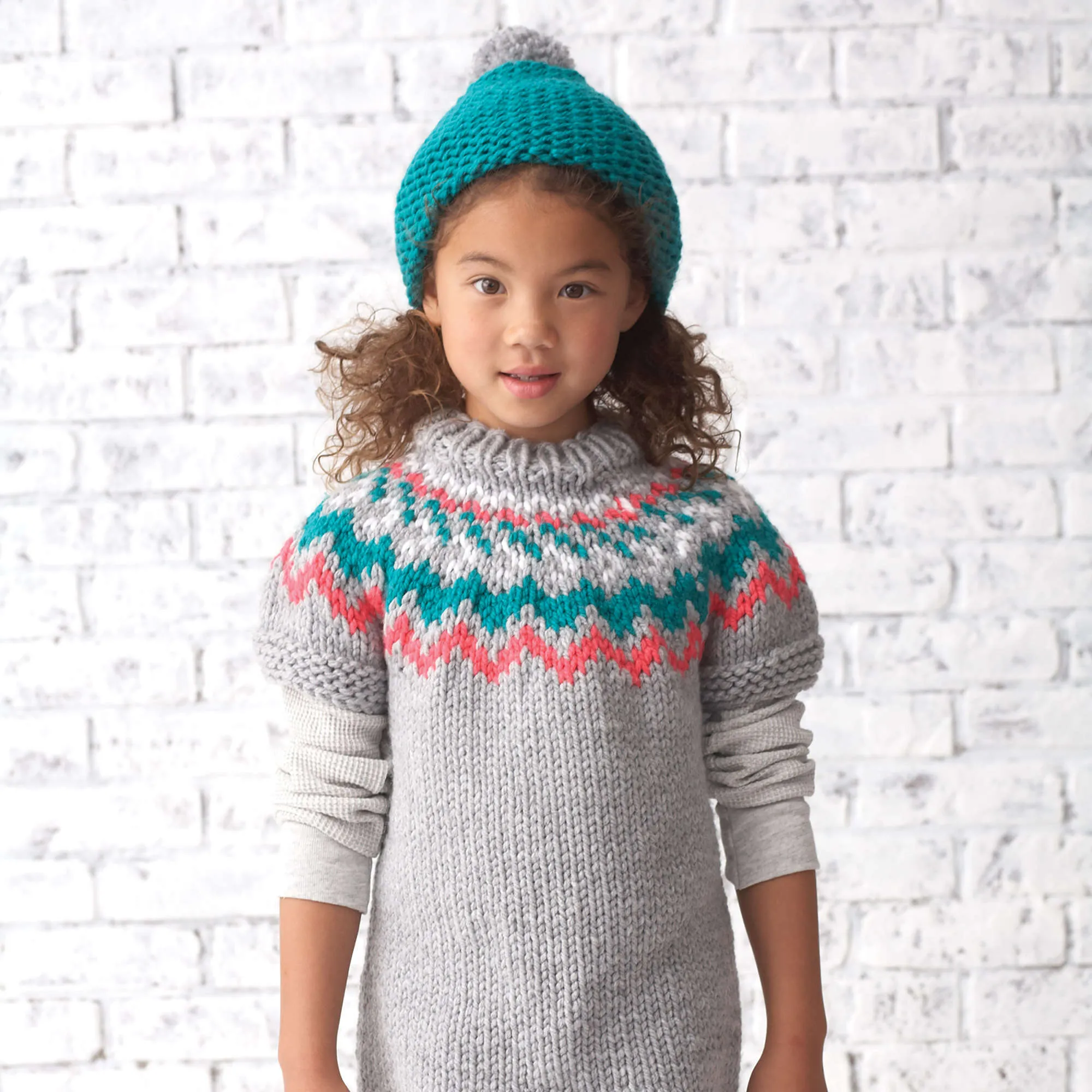 Bernat Knit Rickrack Pullovers