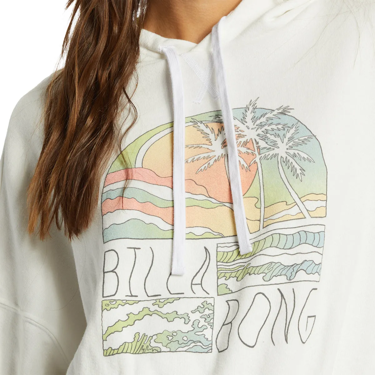 Billabong Women's All Time Fleece Hooded Pullover Sweatshirt