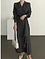 Casual Wrap Pleated Long Dress