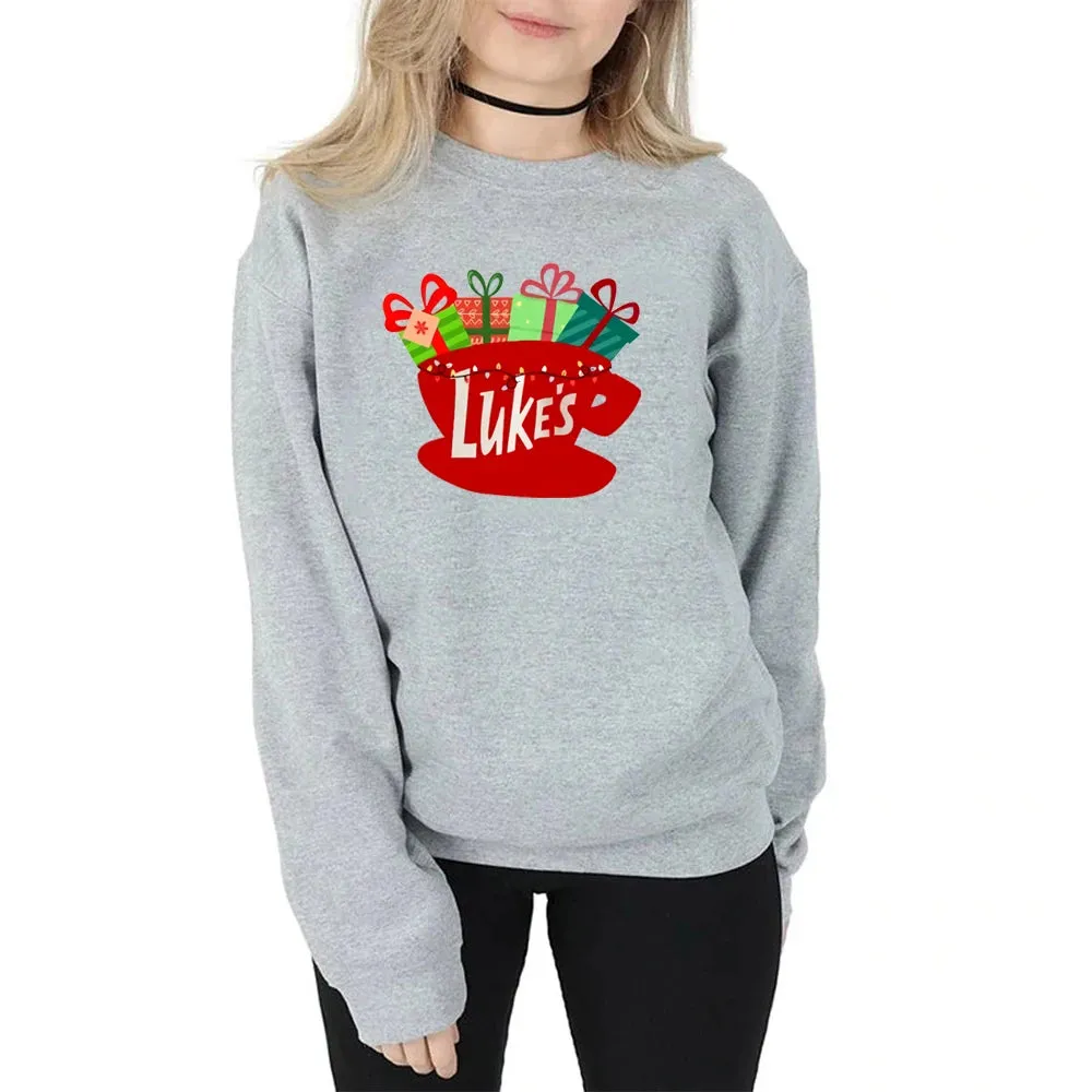 Classic Festive Vintage TV Show Inspired Cozy Hoodie