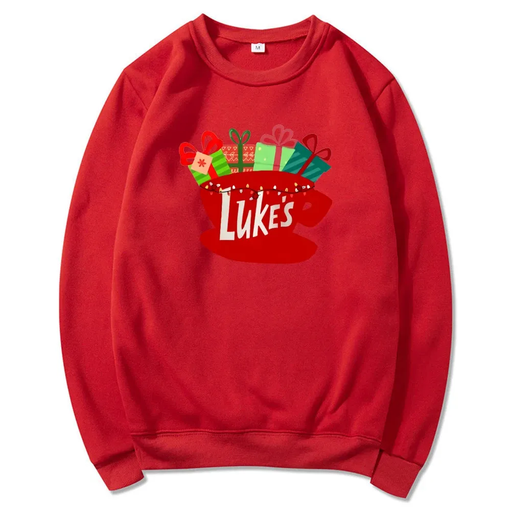 Classic Festive Vintage TV Show Inspired Cozy Hoodie