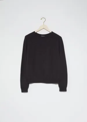 Cotton-Cashmere Crewneck Sweater — Assam Twist