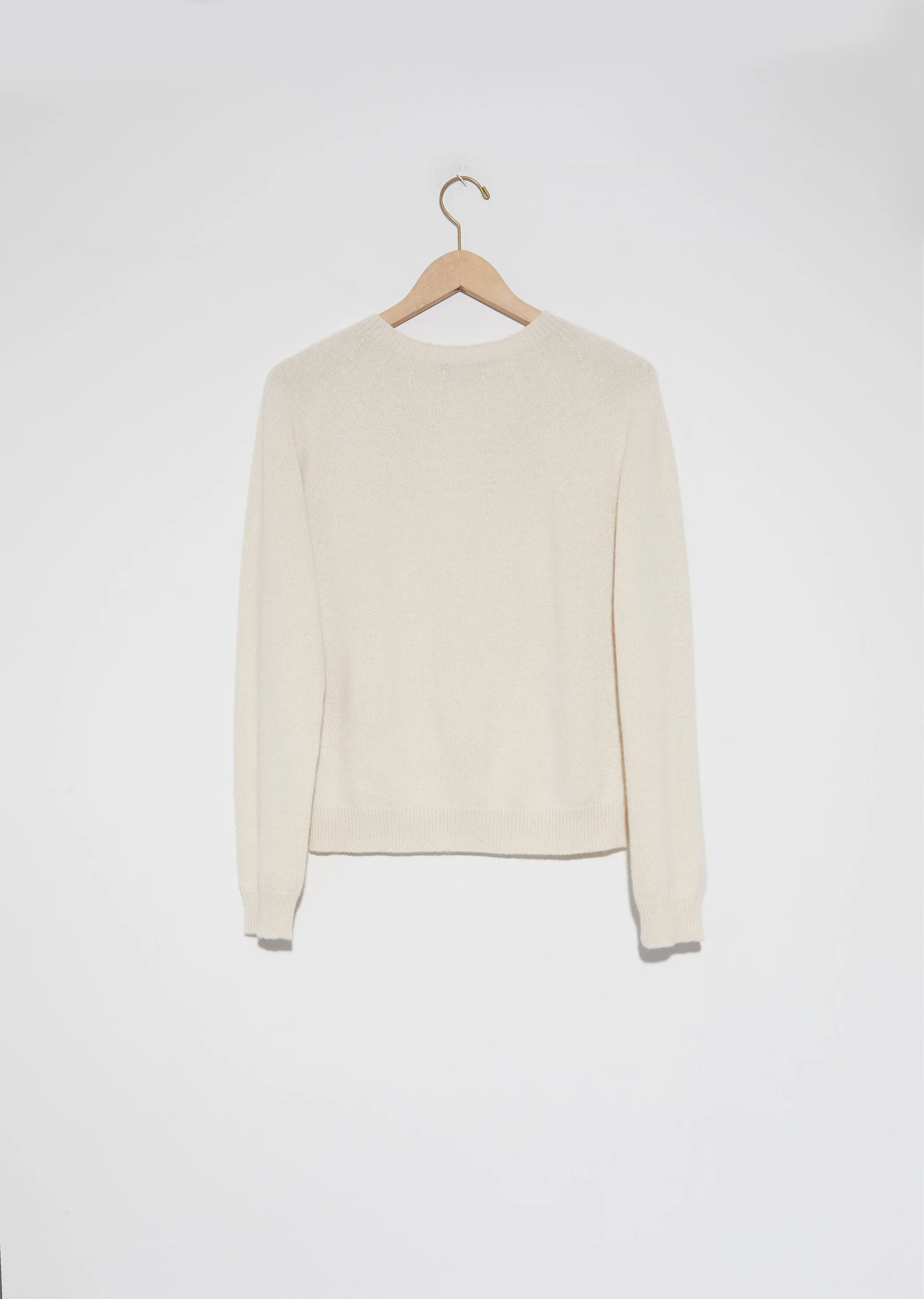 Cotton-Cashmere Crewneck Sweater — Canvas Twist