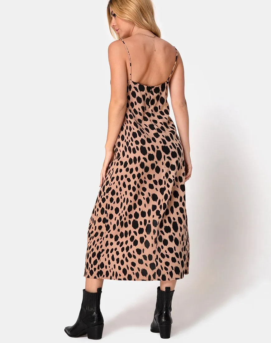 Cypress Midi Dress in Flintstone