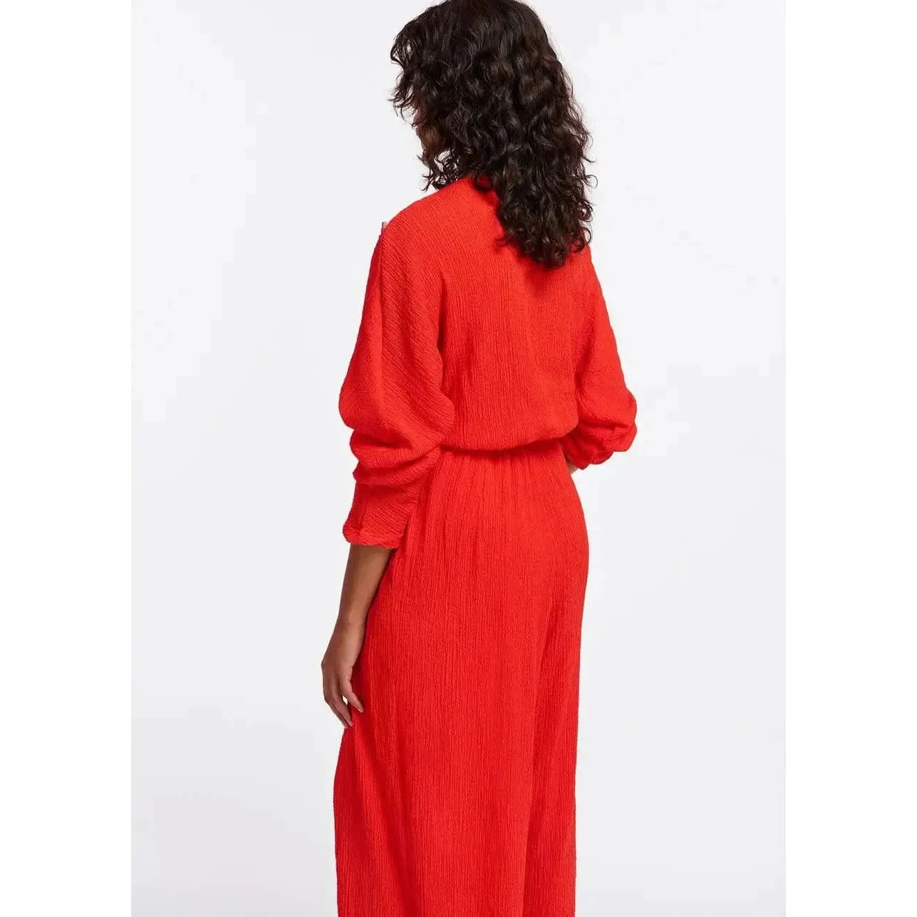 Essentiel Antwerp Forty Jumpsuit in Red