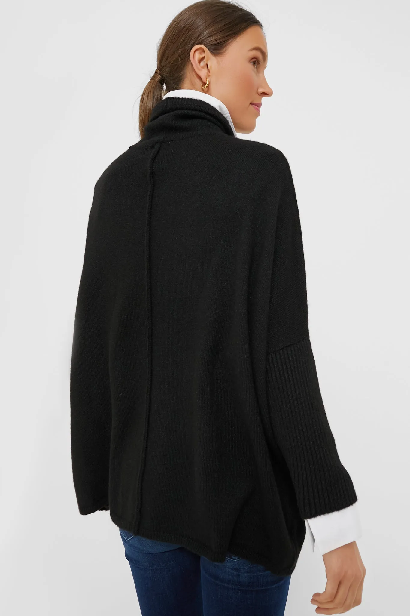 Exclusive Black Turtleneck Soft Sweater