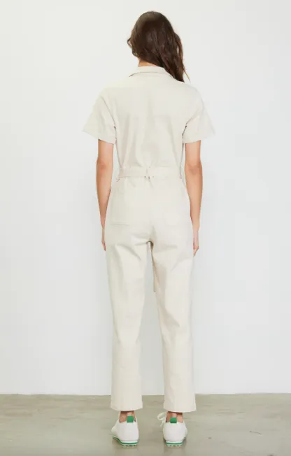 Juniper Short Sleeve Washed Jumpsuit