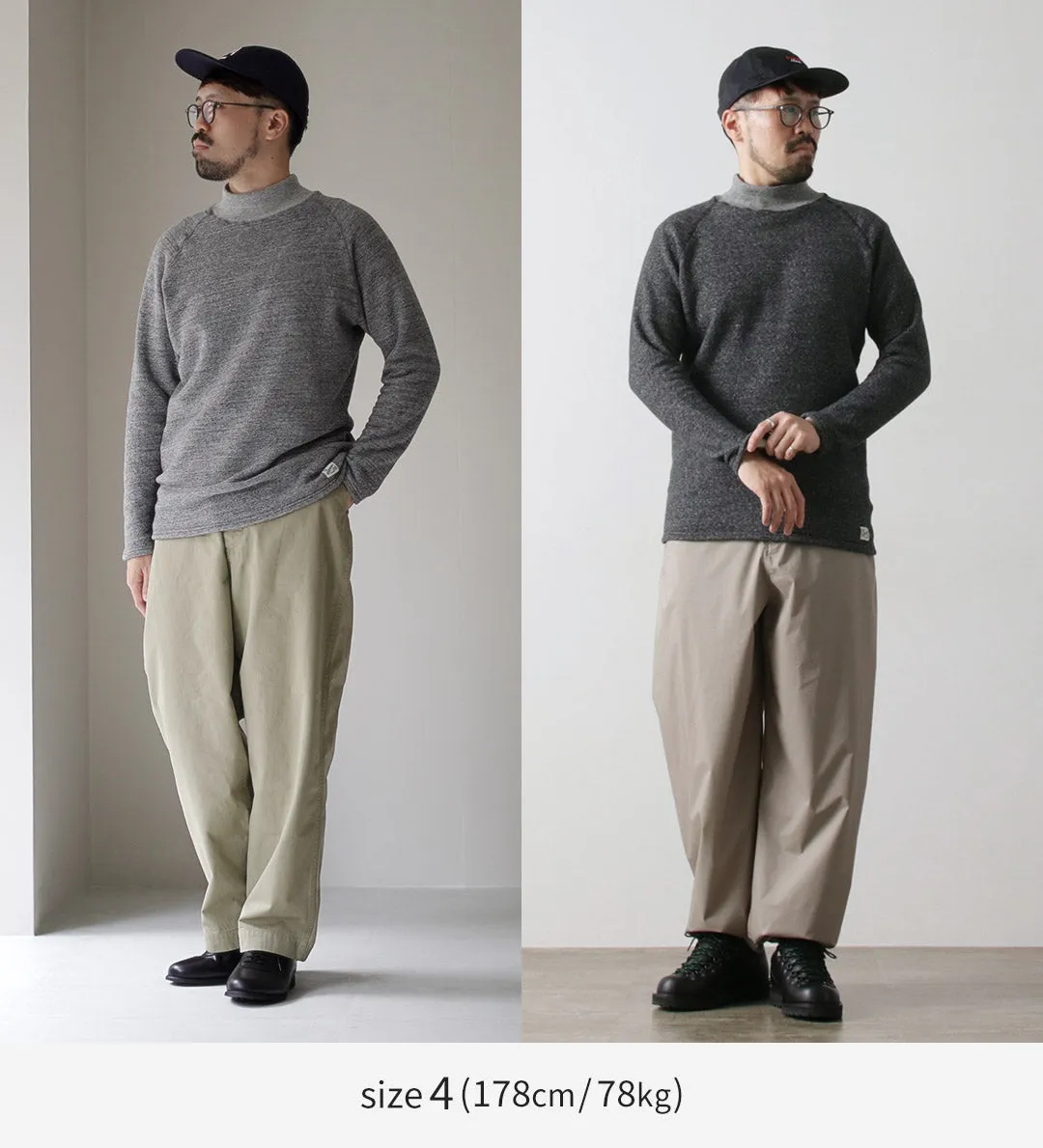 KEPANI / Mock Neck Sweatshirt