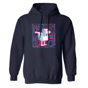 Minecraft Acid Sketch Chicken Pullover Hoodie