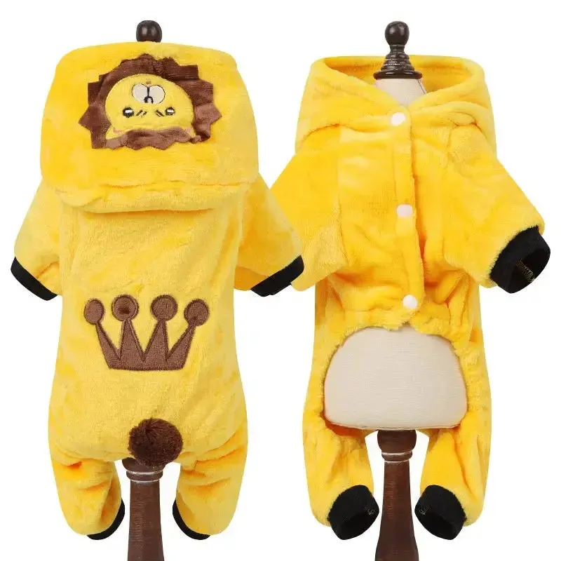 Pet Fleece Jumpsuits