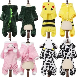 Pet Fleece Jumpsuits