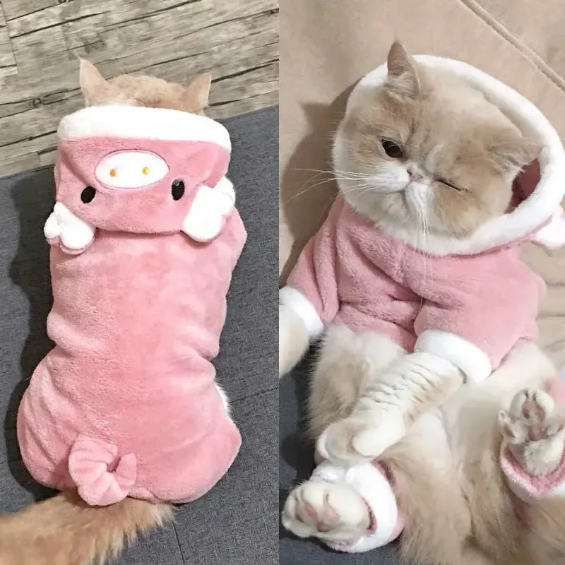 Pet Fleece Jumpsuits