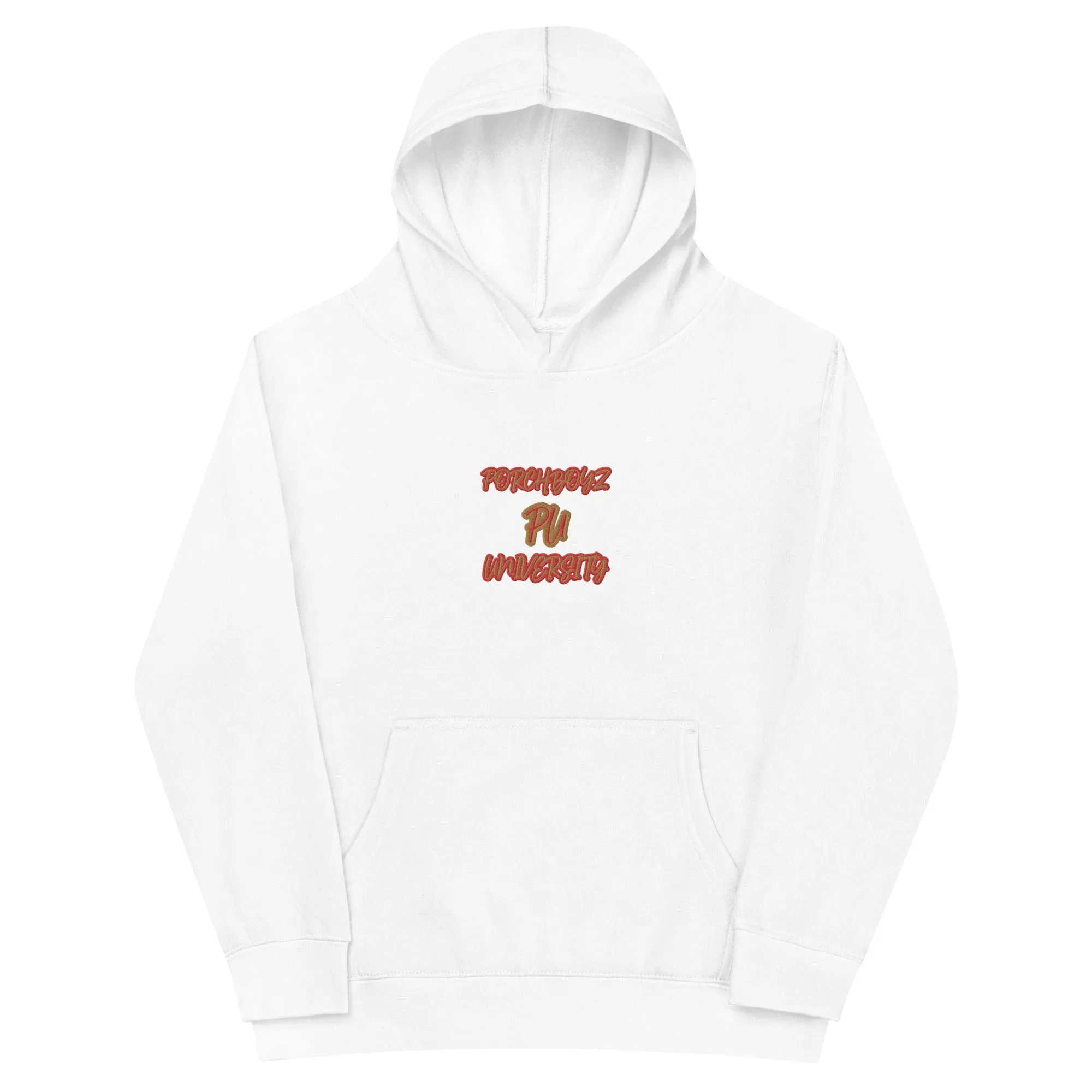 PORCHBOYZ UNIVERSITY Kids fleece hoodie