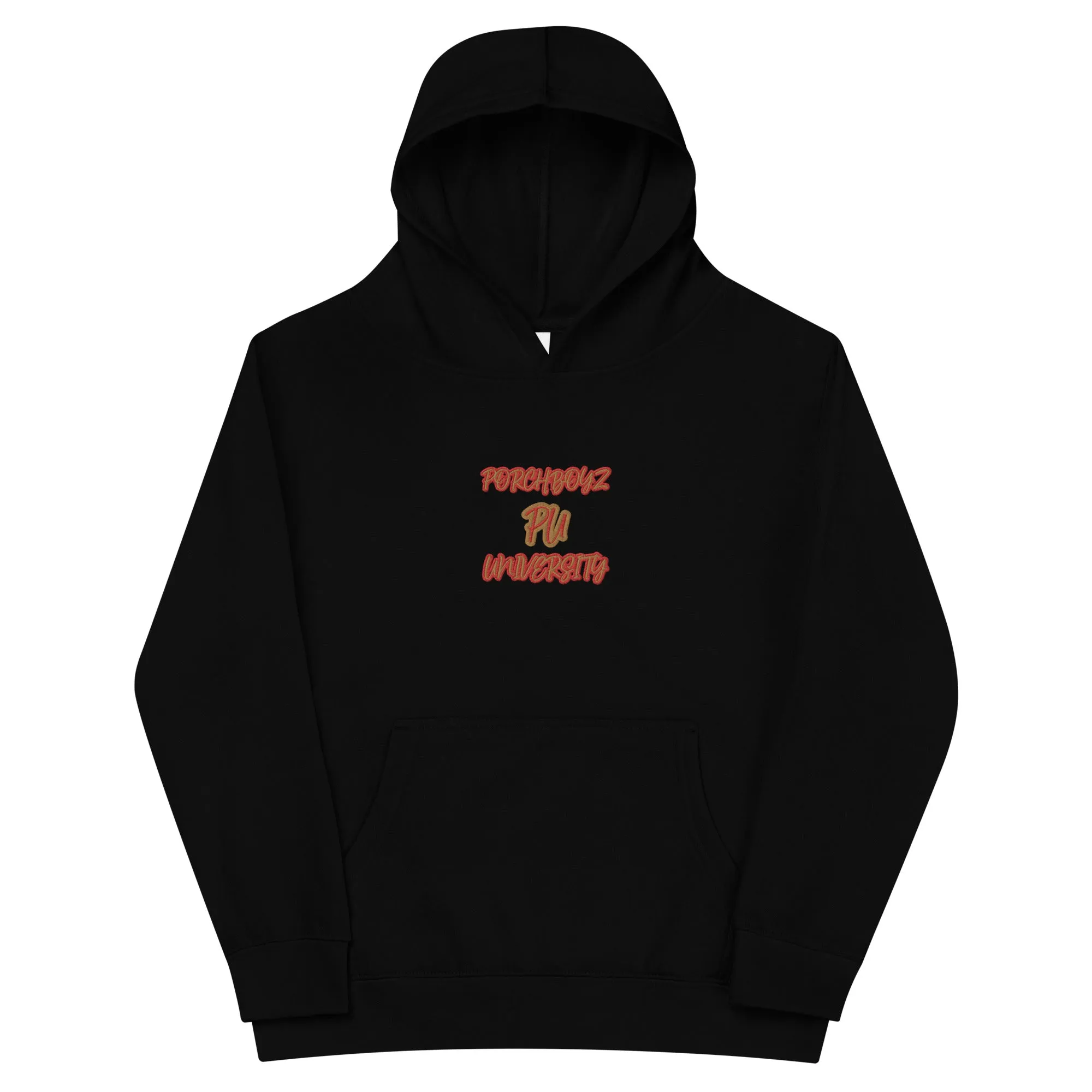 PORCHBOYZ UNIVERSITY Kids fleece hoodie