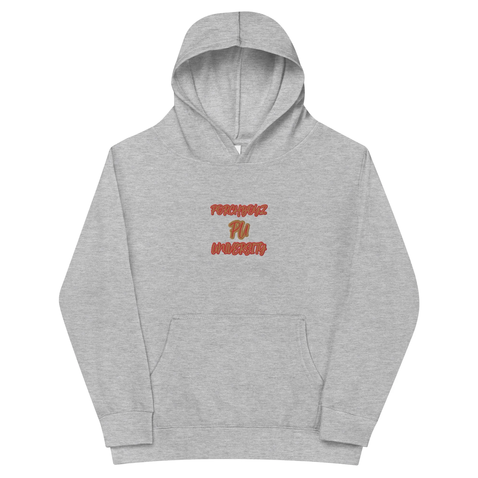 PORCHBOYZ UNIVERSITY Kids fleece hoodie