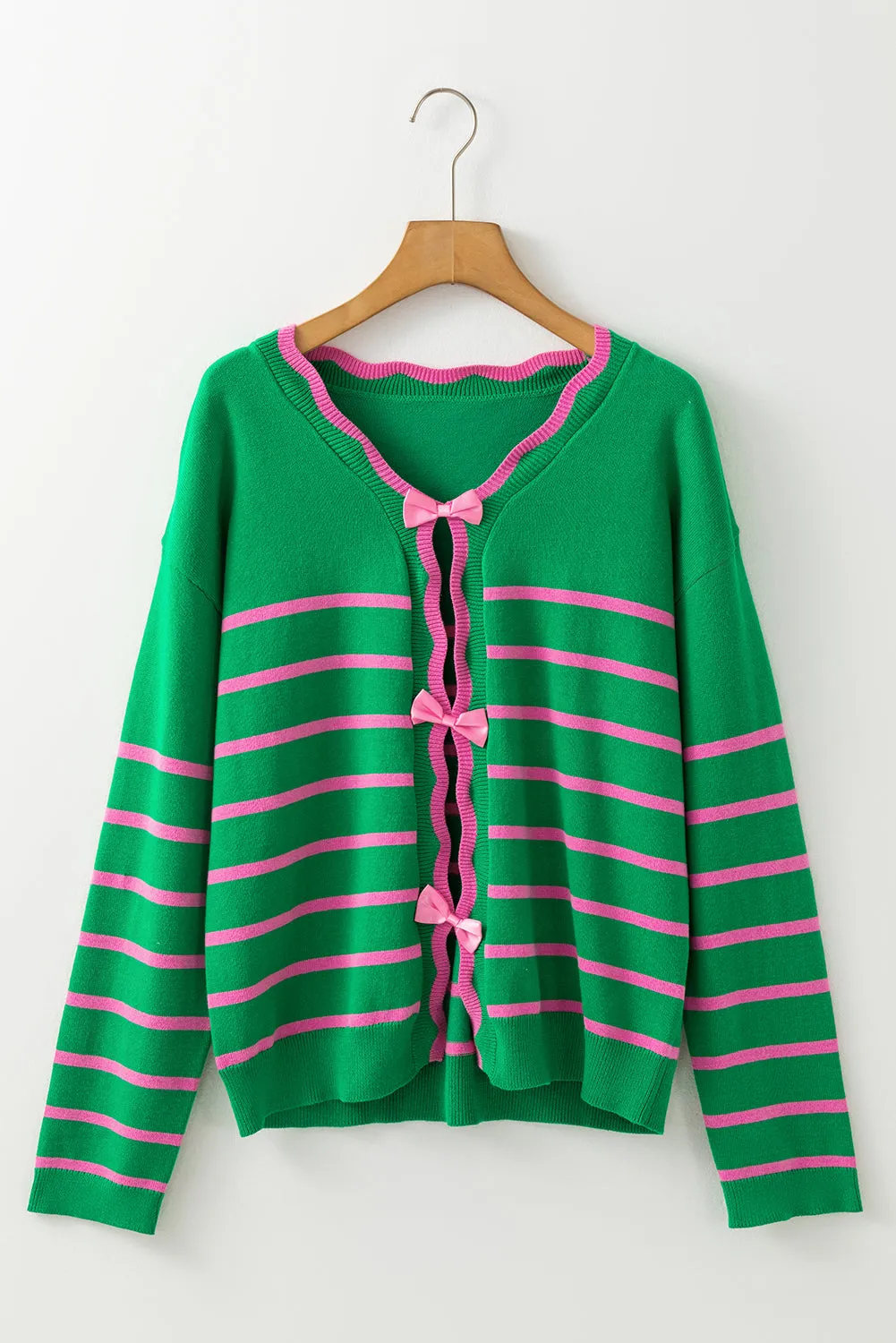 Preppy Bow Cardigan