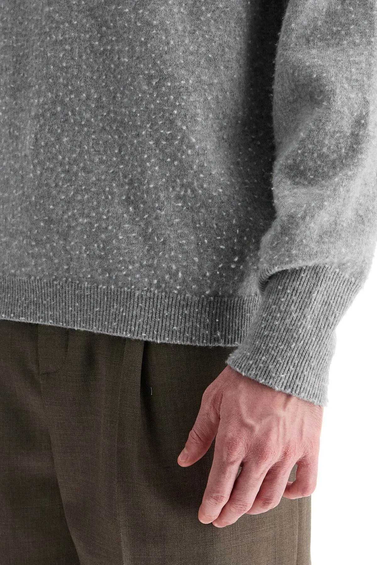 "vintage-style pullover S67HL0010 M13031 LIGHT GREY