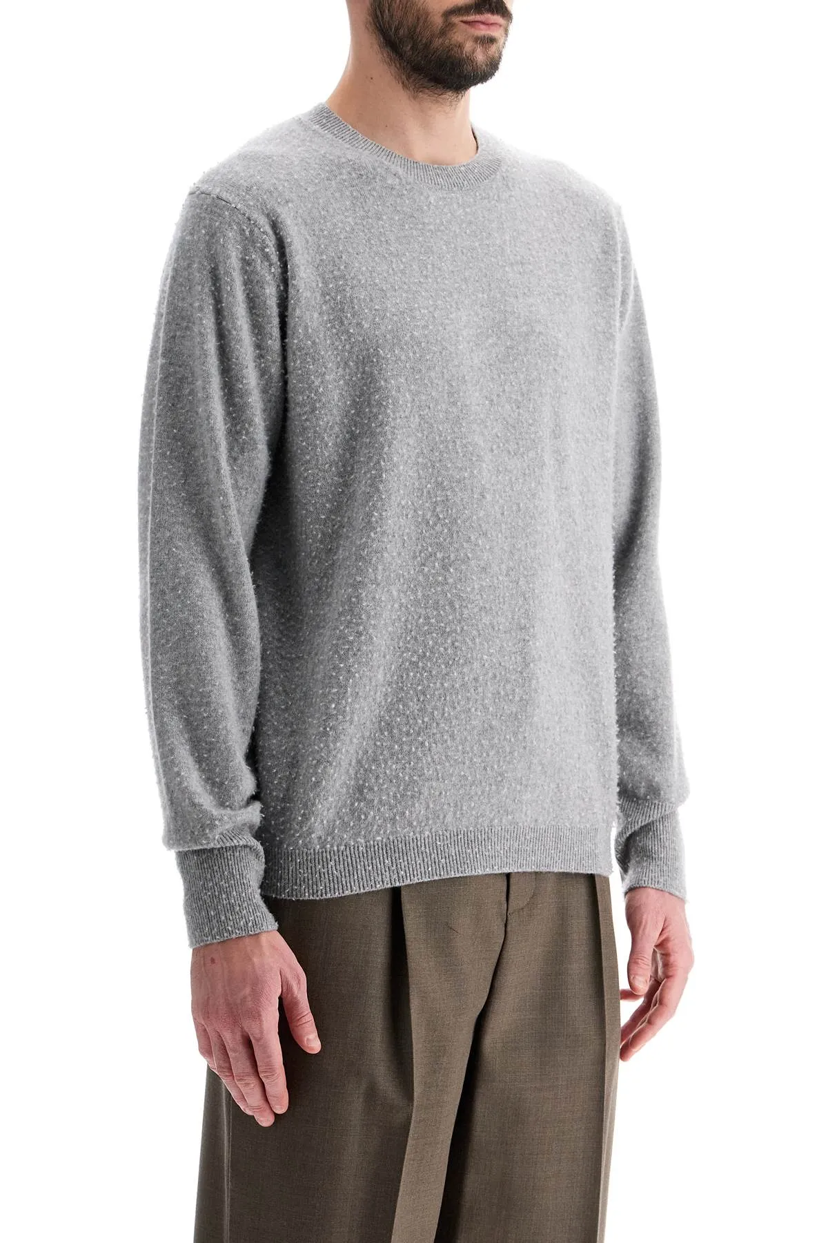 "vintage-style pullover S67HL0010 M13031 LIGHT GREY