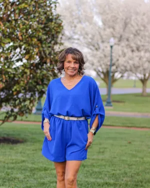 Relaxed Royal Blue Romper