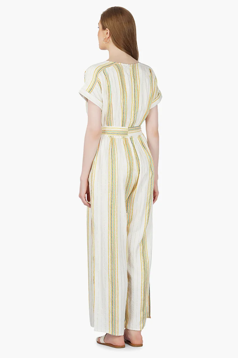 Roman Stripe Jumpsuit