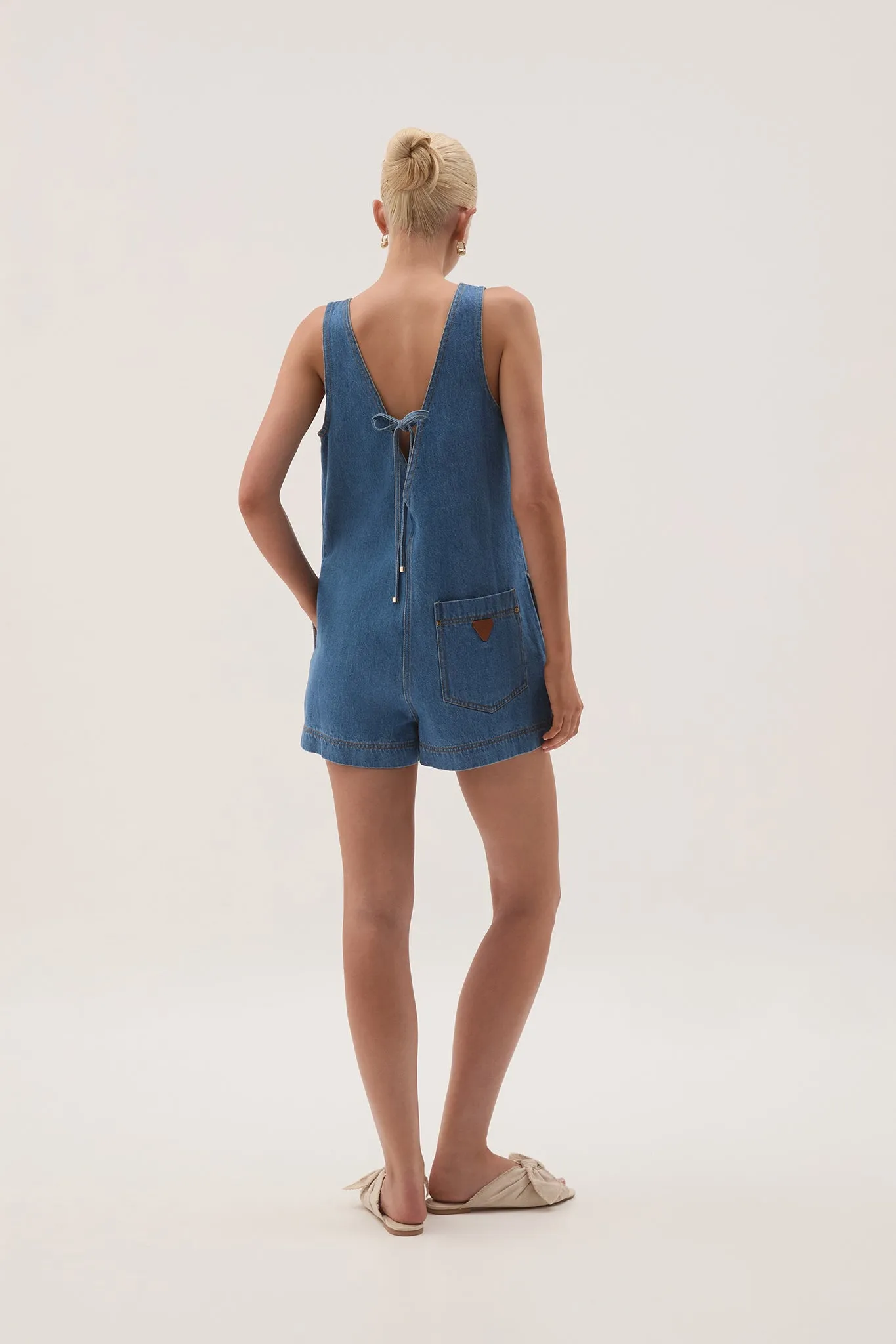 Sunray Denim Playsuit