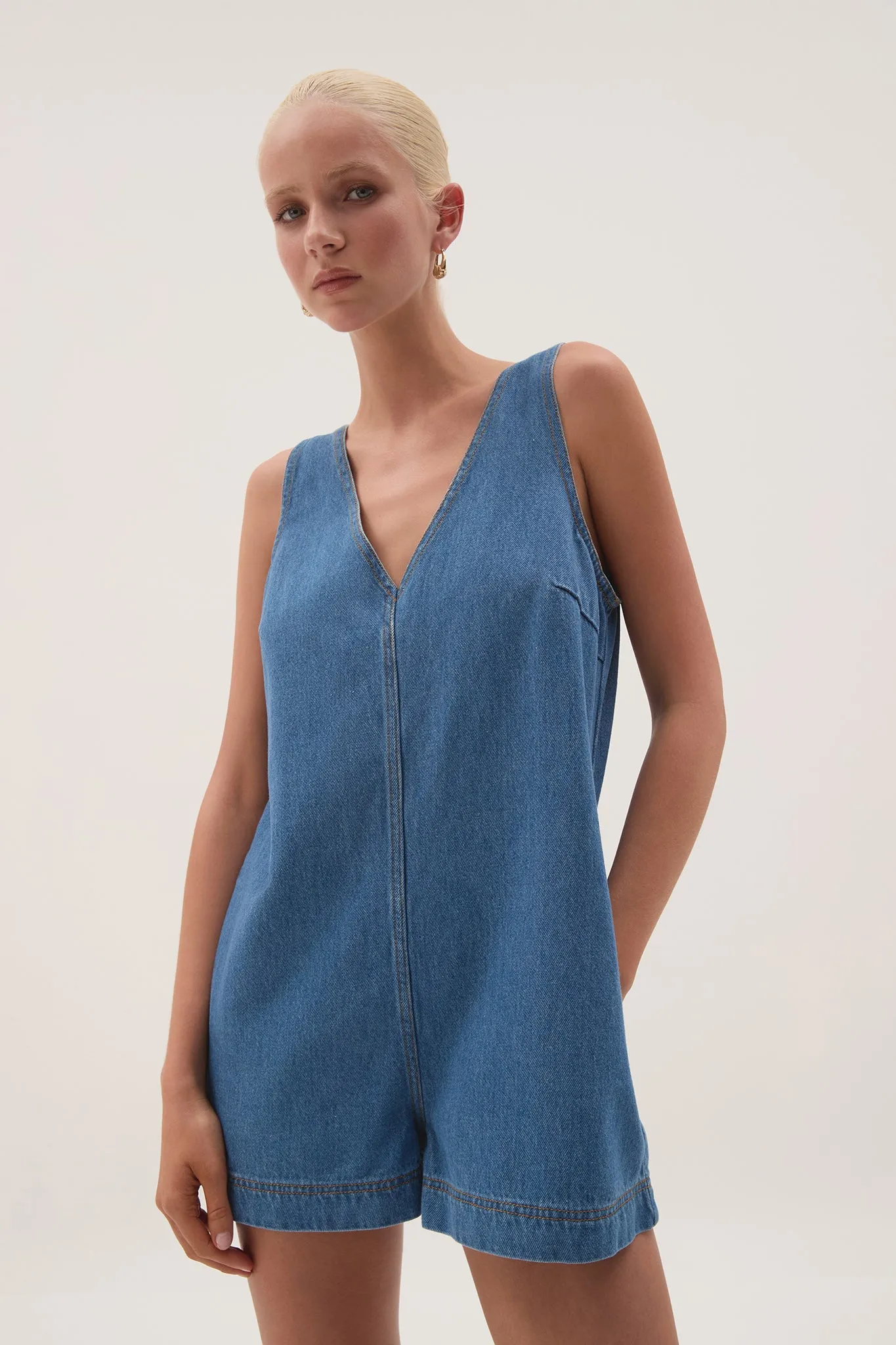 Sunray Denim Playsuit