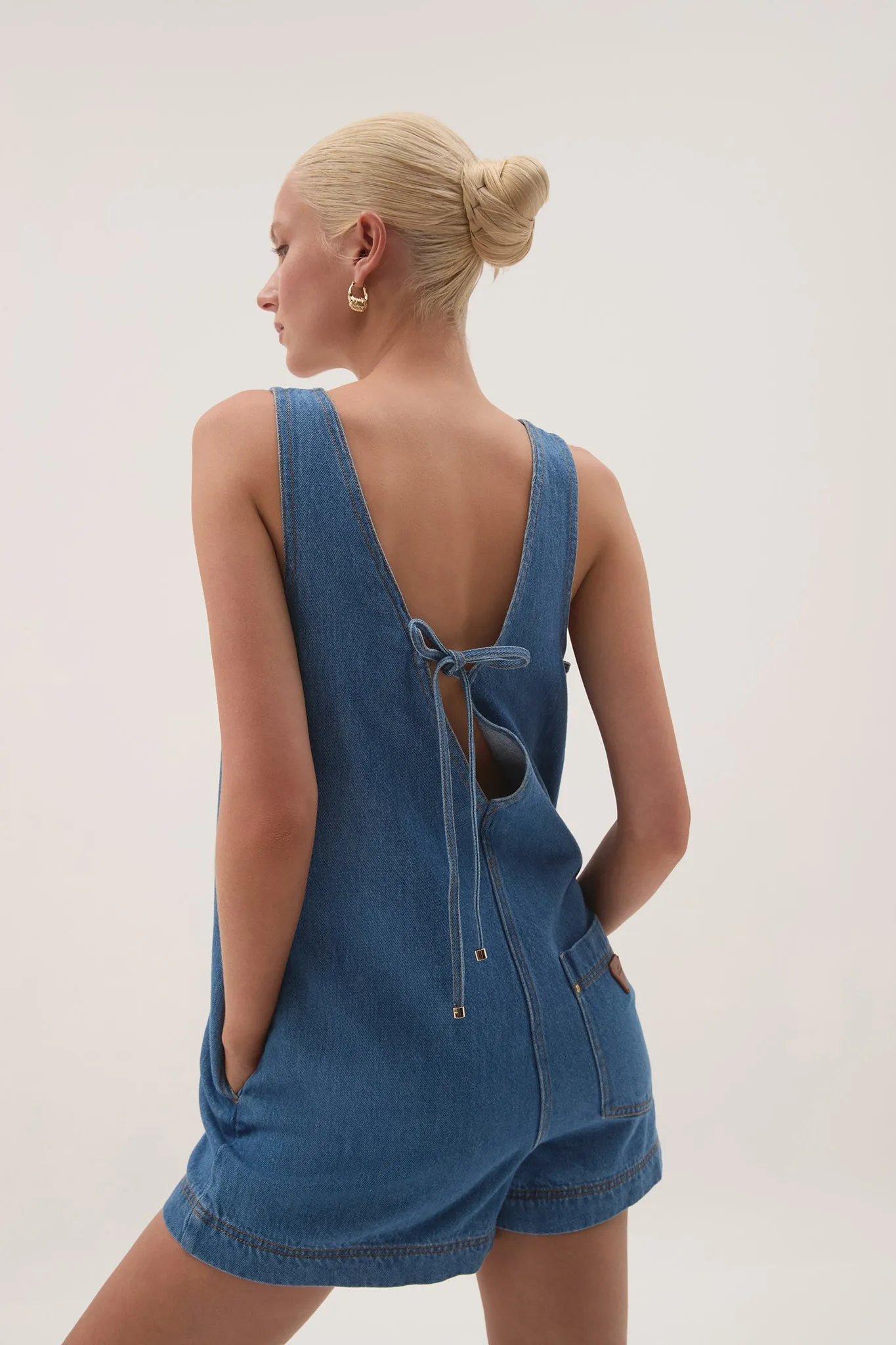 Sunray Denim Playsuit