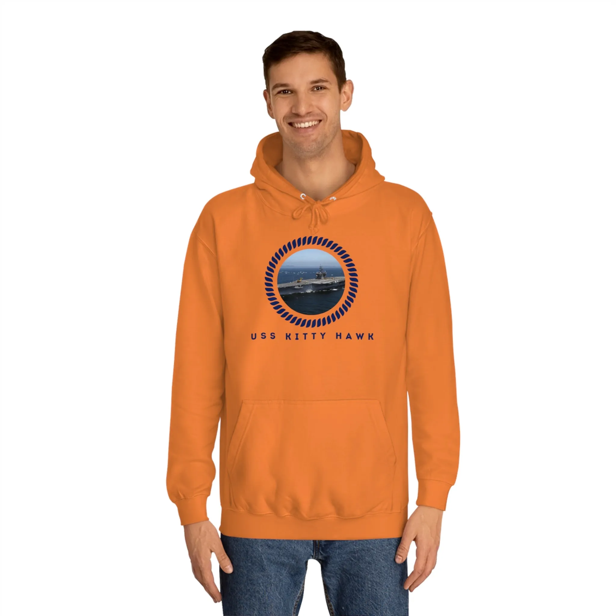 USS Kitty Hawk (CV-63) United States Ships PODUnisex College Hoodie