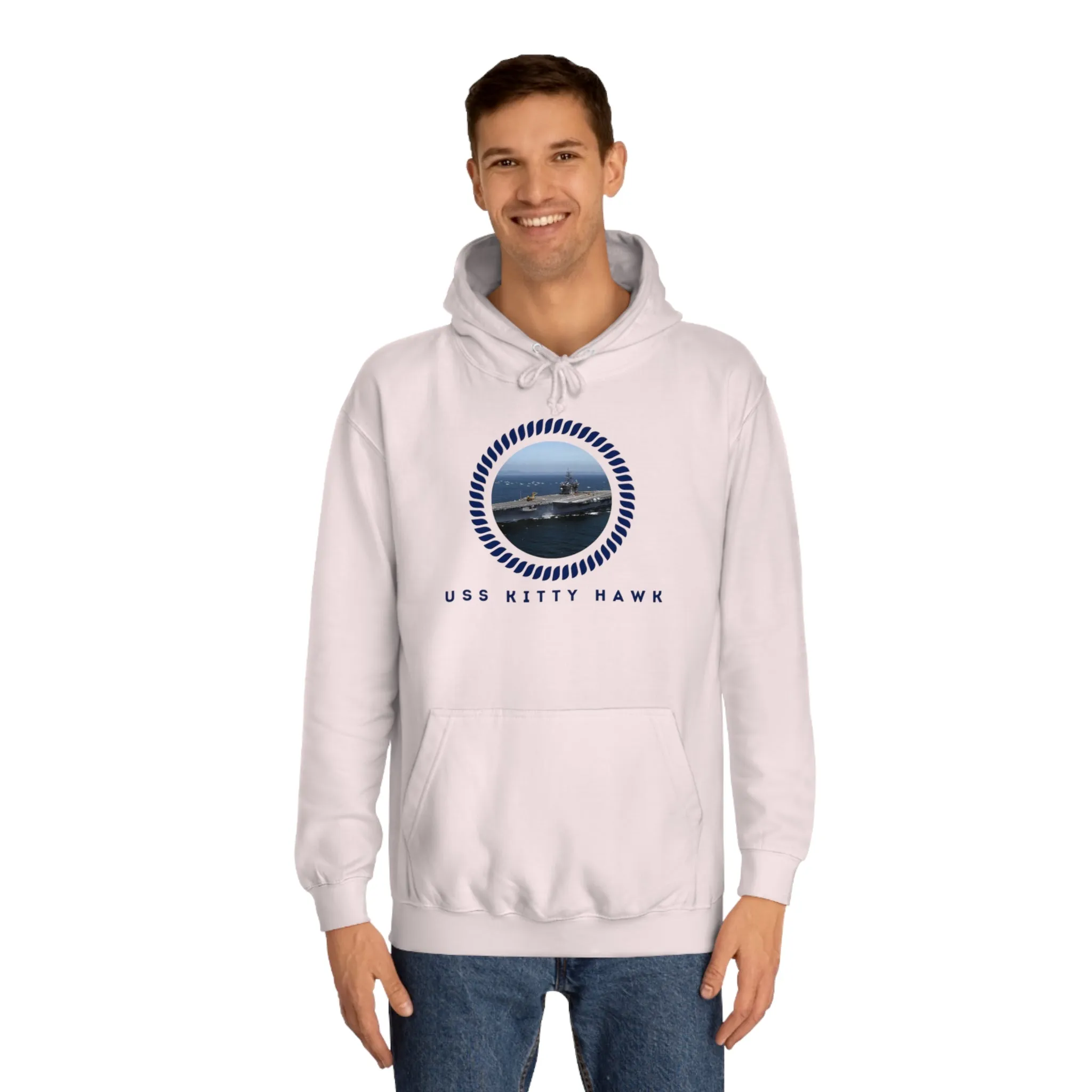 USS Kitty Hawk (CV-63) United States Ships PODUnisex College Hoodie