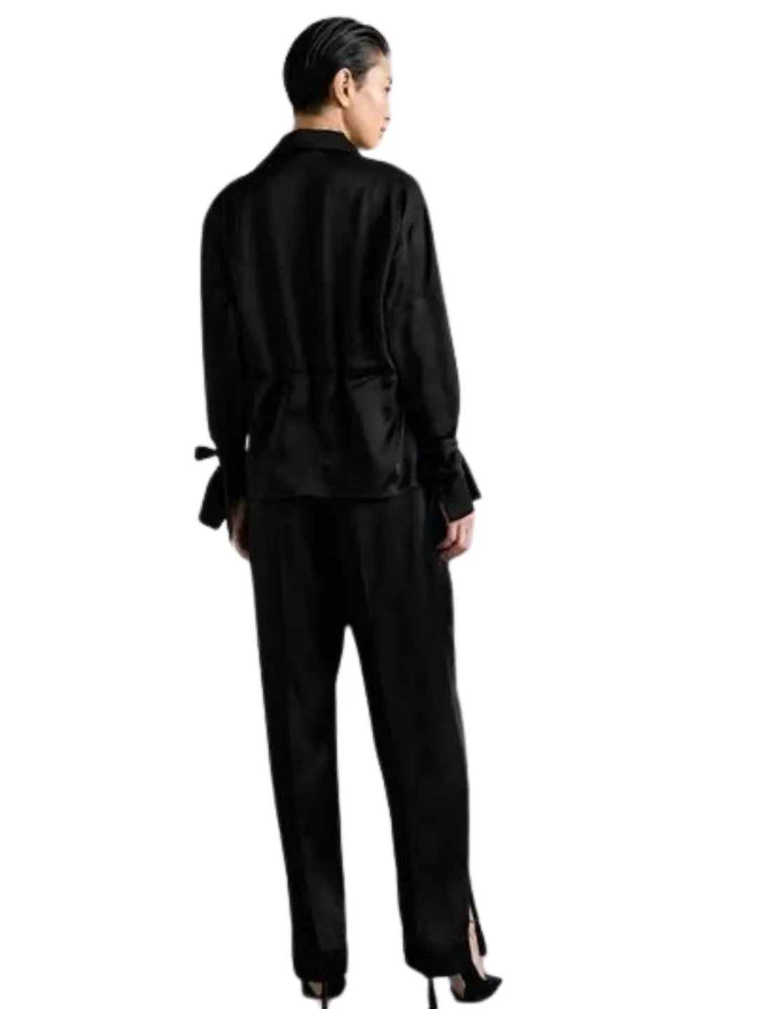 Victoria Beckham UTILITY jumpsuit BLACK